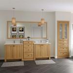 Wall-Mounted/Freestanding Bathroom Vanity Cabinet with Mirror Hundred Color For