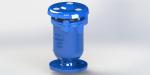 Blue Ductile Iron Combination Air Release Valve Fire Fighting Air Relief Valve