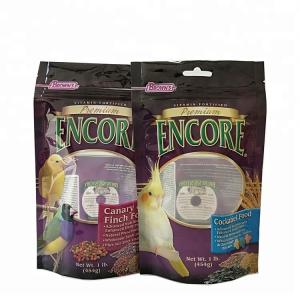 Wholesale Customized Printing PET Pet Food Packaging Bag With bottom gusset from china suppliers