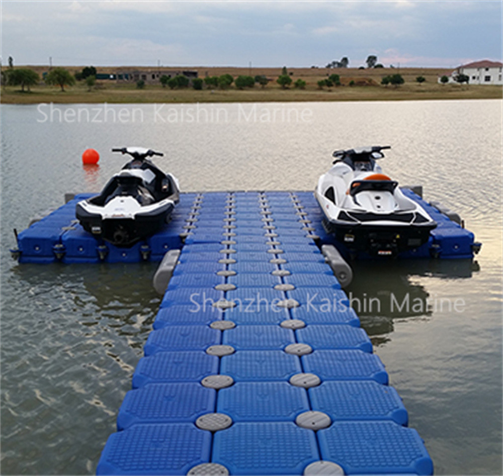 Jetski HDPE Pontoon Jetty Dock China Modular Floating Dock EPS Foam Filled