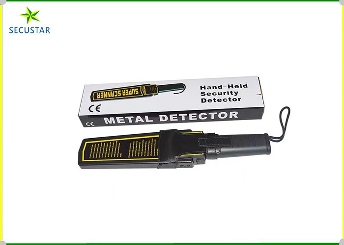 Sound and Vibration Alarm Hand Held Metal Detector With Belt and Battery