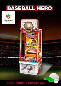 Wholesale Mall Coin Pusher Arcade Machine Kid Baseball Hero Sport Game Machine from china suppliers