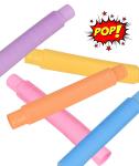 Colorful DIY Building Plastic Pipe Fidget Toy Sensory Tools Pop Tubes
