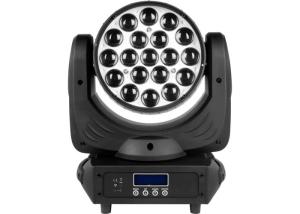 Wholesale Zoom 19pcs * 15W Led Moving Head Wash Concert / Wedding Stage Light Red Green Blue from china suppliers