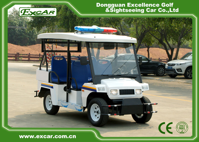 Aluminum Chassis Electric golf cart police car With 5 Seaters
