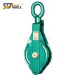 Hook Type / Eye Type Alloy Steel Single Sheave Snatch Block Pulley 1 Year