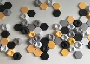 Wholesale Decorative Sound Dampening Hexagonal Acoustic Panels 3d Music Studio 600mm * 600mm from china suppliers