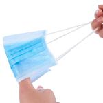 Non Stimulating Disposable Non Woven Face Mask Size 175 * 95mm Low Breathing