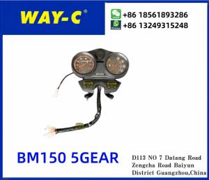 Wholesale PF402416 Plastic Motorcycle Moto Speedometer With USB For BAJAJ BOXER BM150 5GEAR from china suppliers
