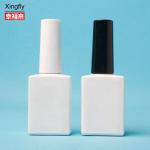 15ml Empty Nail Polish Bottle Gel Polish With White Brush Empty Nail Polish