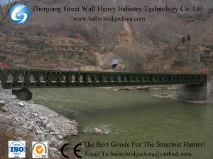 Wholesale CB200(HD200) Painted 48.768M,QSR single lane,bailey bridge on sale,steel bridge wholesale， from china suppliers