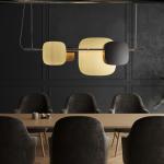Nordic Metal Personality Restaurant Bar Modern Simple Hotel Art Exhibition Hall