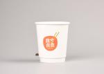 Size 250ml Kraft Insulated Paper Cups For Hot Beverage , White Color