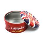 Wholesale Customized Tinplate Biscuit Storage Container Round Metal Box/Can