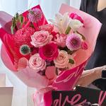 60*30*3 cm Waterproof Floral Wrapping Paper for Flower Shops Laminated Bouquet