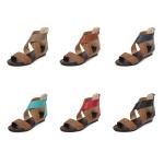 BS095 Ladies Shoes Ethnic Style Sandals Female Bohemian Style Braided Belt Wedge