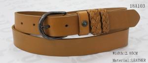 Wholesale Braided Loops Classic Women's Genuine Leather Belts With Pointed Belt Tip from china suppliers