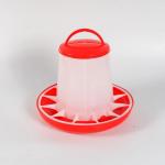 Outdoor Plastic Bucket 9kg Poultry Feeder Drinker