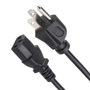 Wholesale UL Approved Heavy Duty Black PVC Jacket USA Power Cord NEMA5-15P from china suppliers