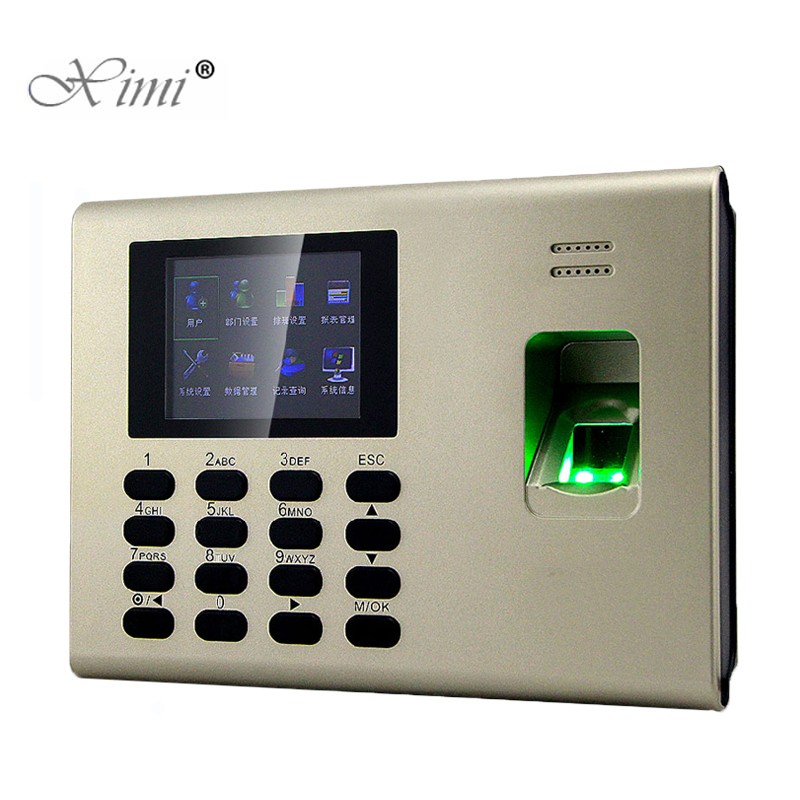 New Arrival ZK K40 TCP/IP Fingerprint Time Attendance And Access Control System With RFID Card Built In Back Up Battery