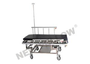 Wholesale Hospital 3 Crank Stainless Steel Patient Transfer Stretcher Trolley Medical Instrument from china suppliers