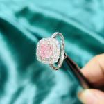 Jewelry Design Lab Diamond Jewelry classic solitaire Pink Cushion Fancy Diamond
