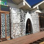External Commercial Aluminum Art Deco Metal Panels Screen Blue Sky Metal Wall