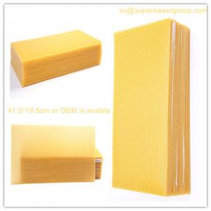 China Factory price natural bees wax pure beeswax honey bee comb bee wax foundation sheet on sale
