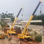 Used QUY55 55 Ton Crawler Crane for Construction Gradeability 30% Original Sale