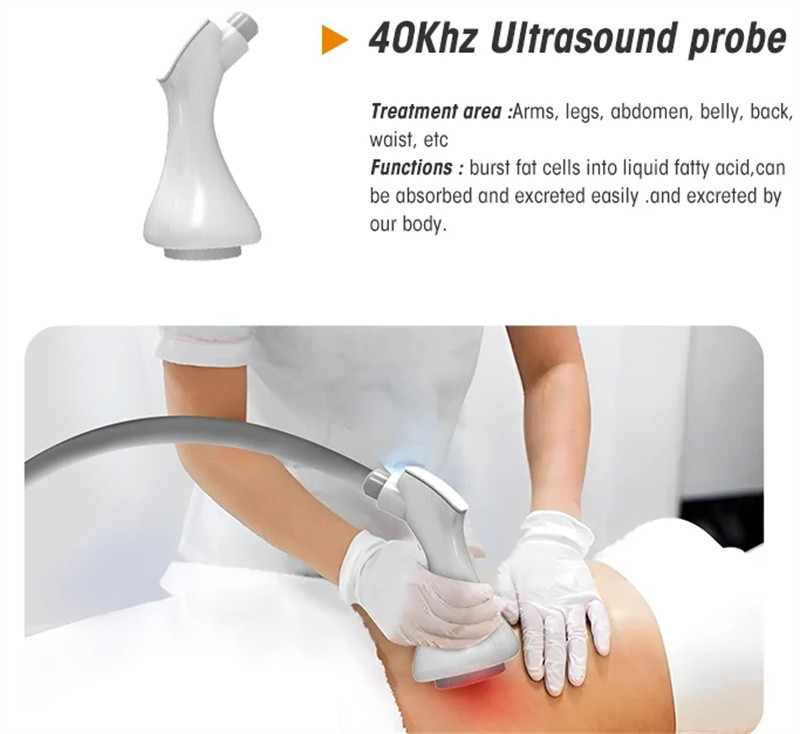 Vacuum Roller Therapy 4 In 1 Cavitation 40k Machine Rf Fat Removal