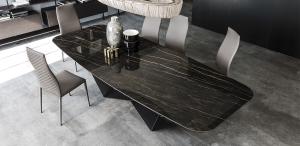 Wholesale Home / Restaurant Using Custom Made Furniture , Marble Top Dining Table from china suppliers