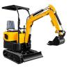 Buy cheap Super Power 1 Ton Mini Excavator Saving Energy Compact Small Digger Machine from wholesalers