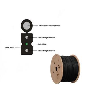 Wholesale GJYXFCH FTTH Outdoor Self Supporting Drop Cable 2 Core Single Mode Figure 8 Fiber Optic Cable from china suppliers