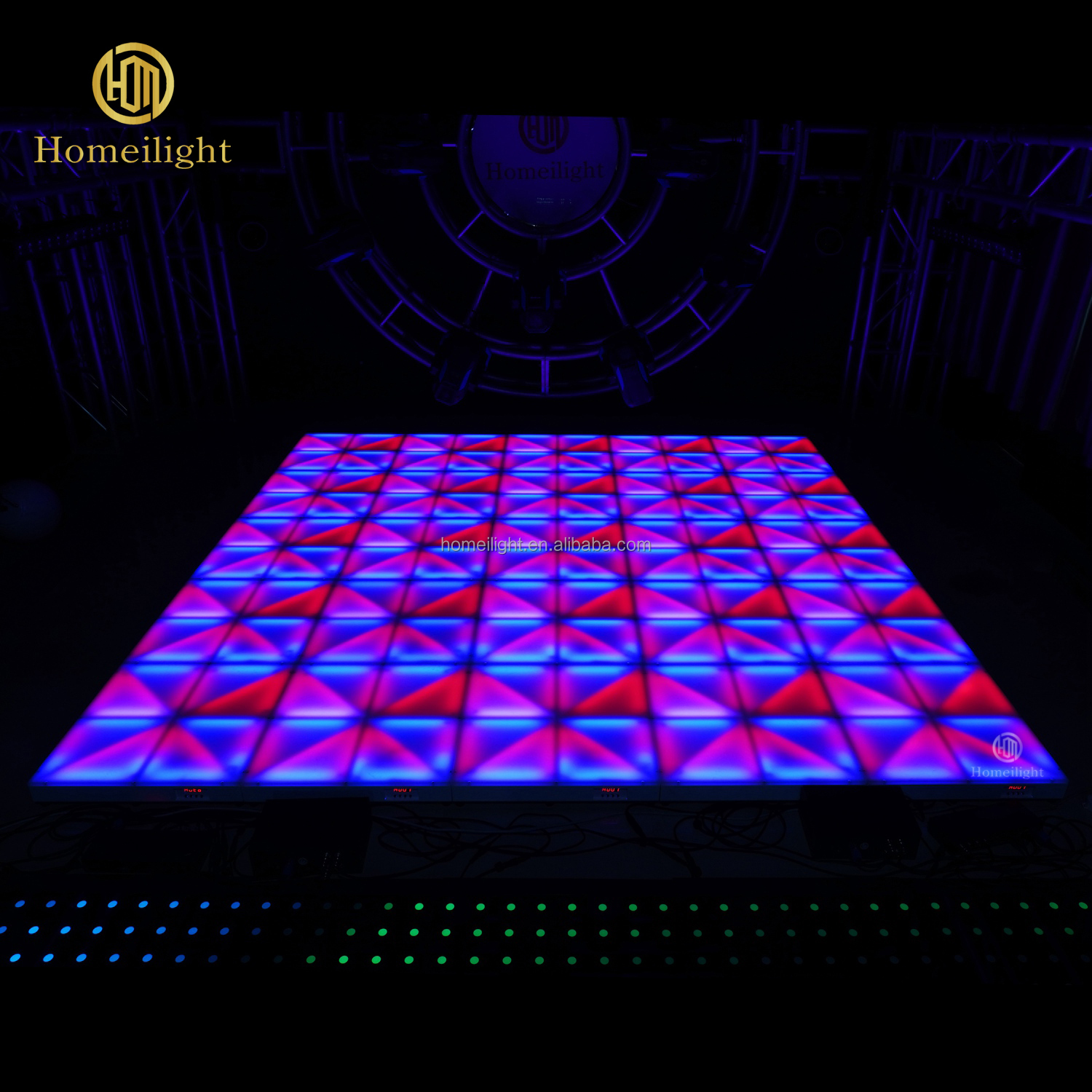 Support Dimmer 60*60cm Acrylic Dance Floor for Wedding Events and Church Functions