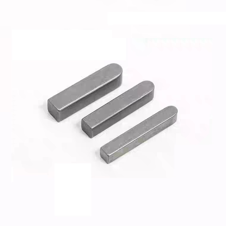 Carbon Steel Flat Parallel Key with ISO9001 2008 Certificate and Zinc Plated Surface