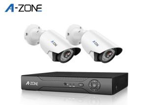 Wholesale 2MP Housing 2CH IP CCTV Camera Kits , Metal Bullet Professional Cctv Kits from china suppliers