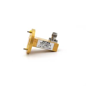 Wholesale Q Band Waveguide To Coaxial Adapter WR22 2.4mm Female from china suppliers