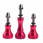 Aluminum 1 Long And 2 Short Thumb Knob Bolt Nut Screw For GoPro Hero 4 3+ Xiaomi