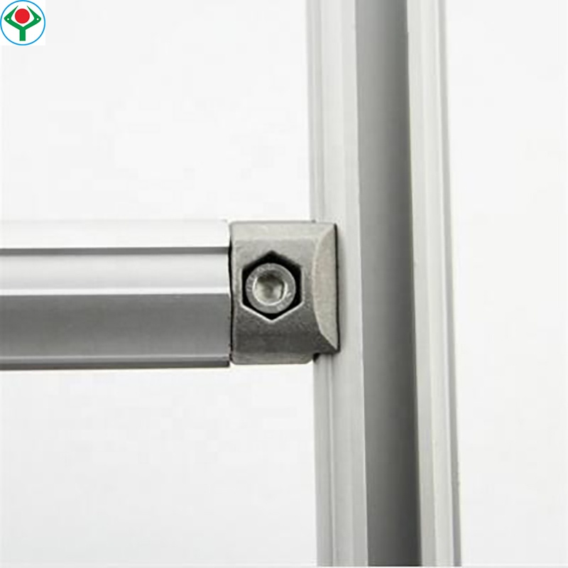Inner Type Aluminum Alloy Connector Diameter 28mm Sandblasting Silver