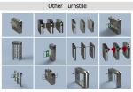 CE Approved Stainless Steel RFID Access Swing Barrier Gate Fast Speed High