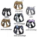 Wholesale Manufacture K9 Reflective Comfortable Adjustable Tactical Dog Harness