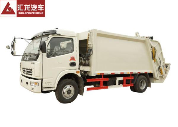 DFAC Garbage Collection Truck , Non - Leakage Garbage Removal Truck Low