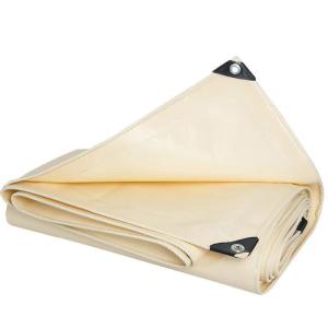 Wholesale Custom Made PVC Vinyl Tarpaulin High Frequency Welding 580gsm With Eyelet And Ties from china suppliers