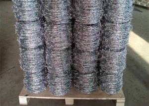 Wholesale Powder Coated Single Twist 4 Points Farm Barbed Wire 10kg/Coil from china suppliers