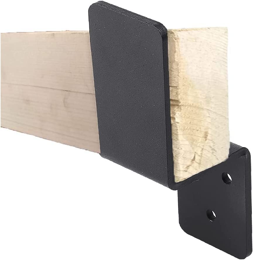 Standard 2x4 Door Barricade Brackets for Heavy Duty Steel Drop Open Bar Security Lock
