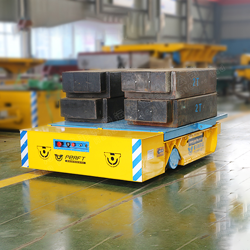  8 ton mold  transfer cart on rail from warehouse to plant