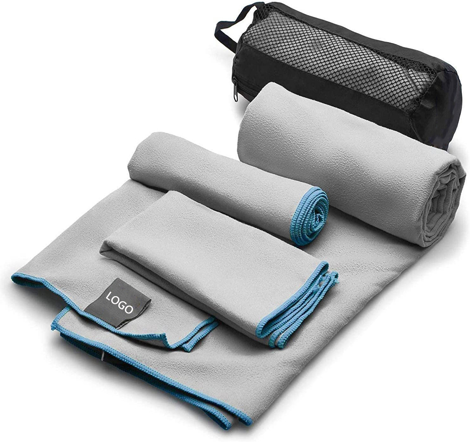 Quick Dry Absorbent Microfiber Sports Towel Gym Towel Machine Washable