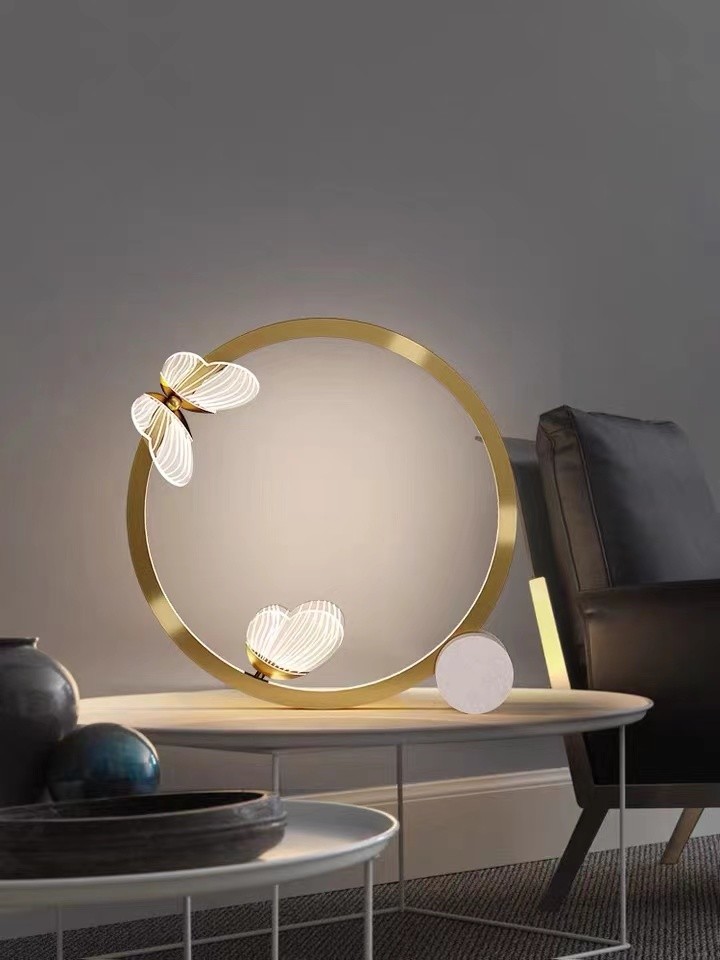 Bedside Manufacturers Table Lamp Restaurant Nordic Butterfly Gold Table Lamp