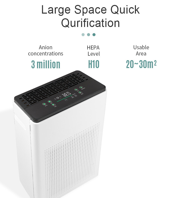 PP Pre Filter 40W 30m 2254nm UV Hepa Air Purifier