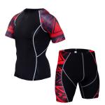 Quick Dry Breathable Gym Rash Guards Suit Sports Set Sport Men